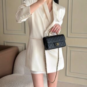 Chanel Pearl Handle Flap Bag